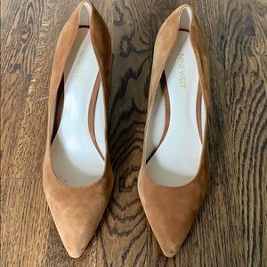 Nine West Brown suede pumps- Size 10
